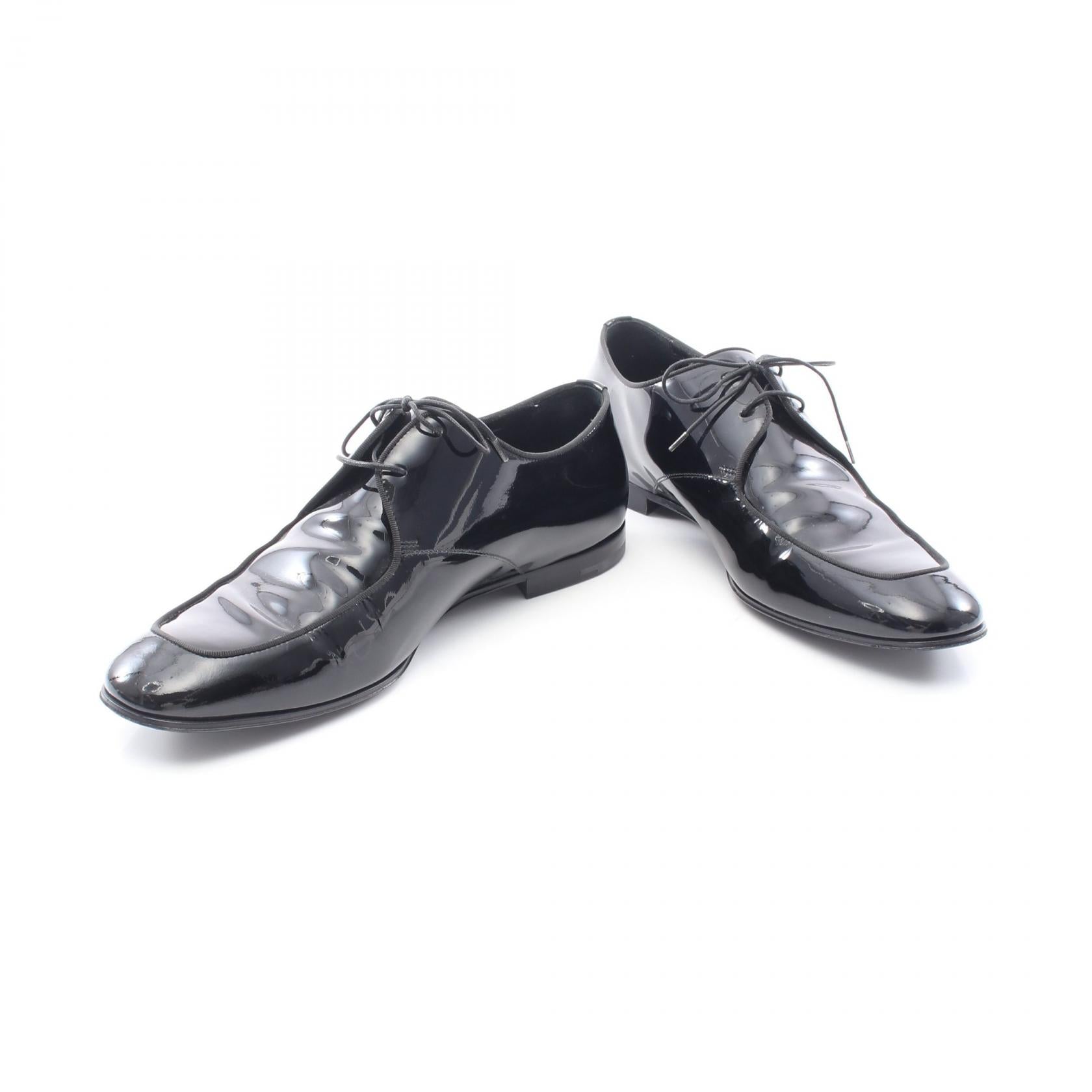 ドレスシューズ エナメルレザー ブラック エルメネジルドゼニア シューズ Ermenegildo Zegna