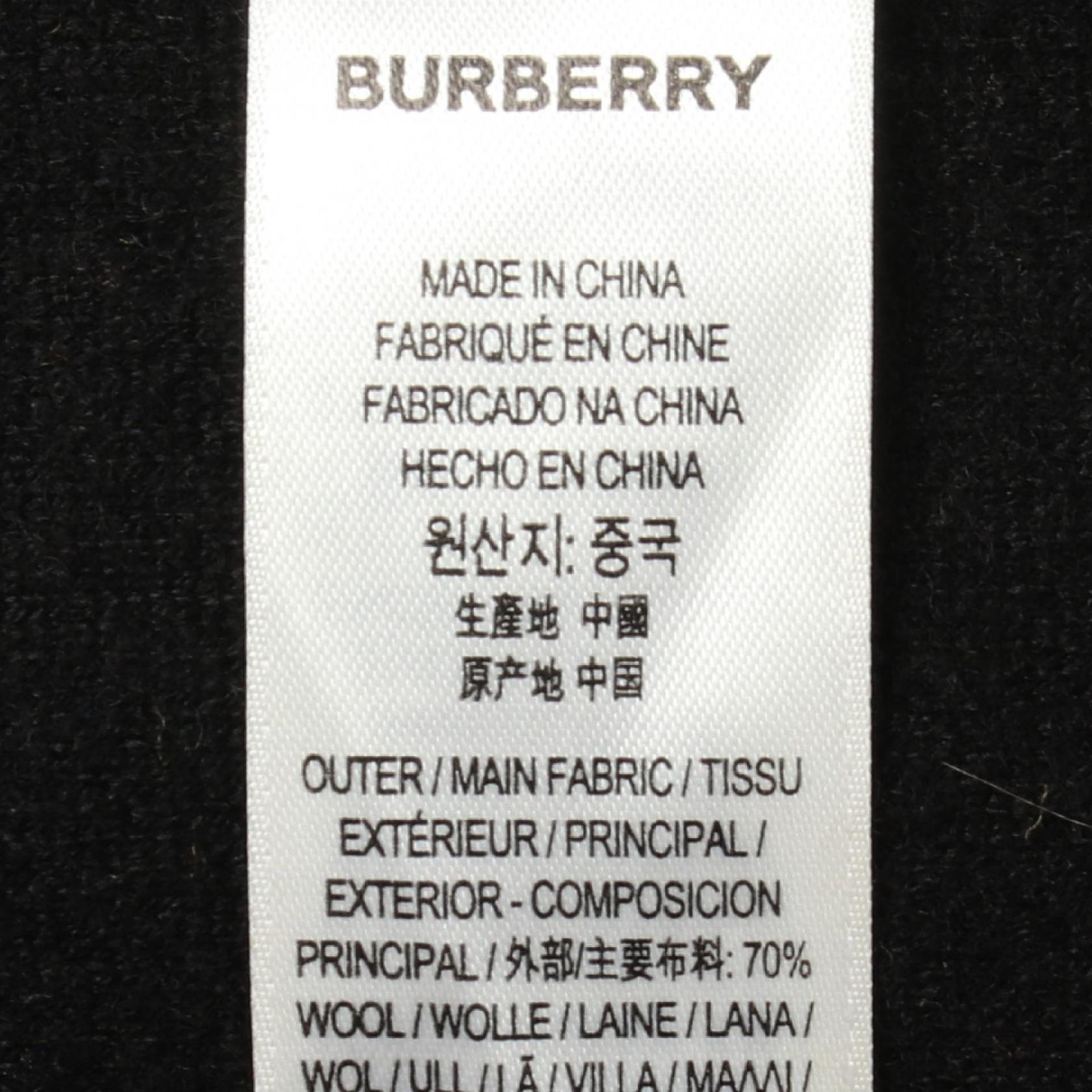 TBロゴ フード付き ポンチョ ウール カシミヤ ブラック オレンジ アイボリー バーバリー アウター BURBERRY