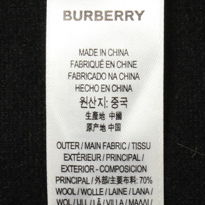 TBロゴ フード付き ポンチョ ウール カシミヤ ブラック オレンジ アイボリー バーバリー アウター BURBERRY