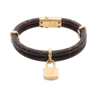 ブラスレ キープ イット トゥワイス ブレスレット GP PVC ゴールド ブラウン ルイヴィトン アクセサリー LOUIS VUITTON