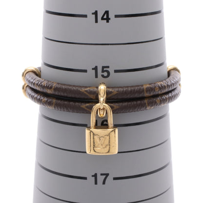 ブラスレ キープ イット トゥワイス ブレスレット GP PVC ゴールド ブラウン ルイヴィトン アクセサリー LOUIS VUITTON