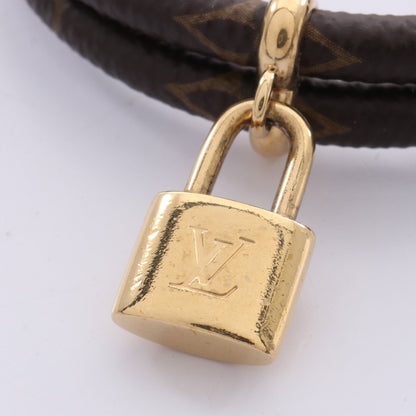 ブラスレ キープ イット トゥワイス ブレスレット GP PVC ゴールド ブラウン ルイヴィトン アクセサリー LOUIS VUITTON