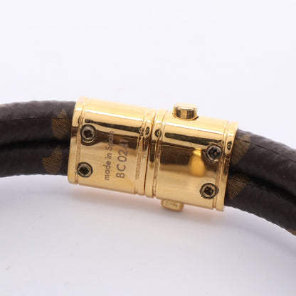 ブラスレ キープ イット トゥワイス ブレスレット GP PVC ゴールド ブラウン ルイヴィトン アクセサリー LOUIS VUITTON