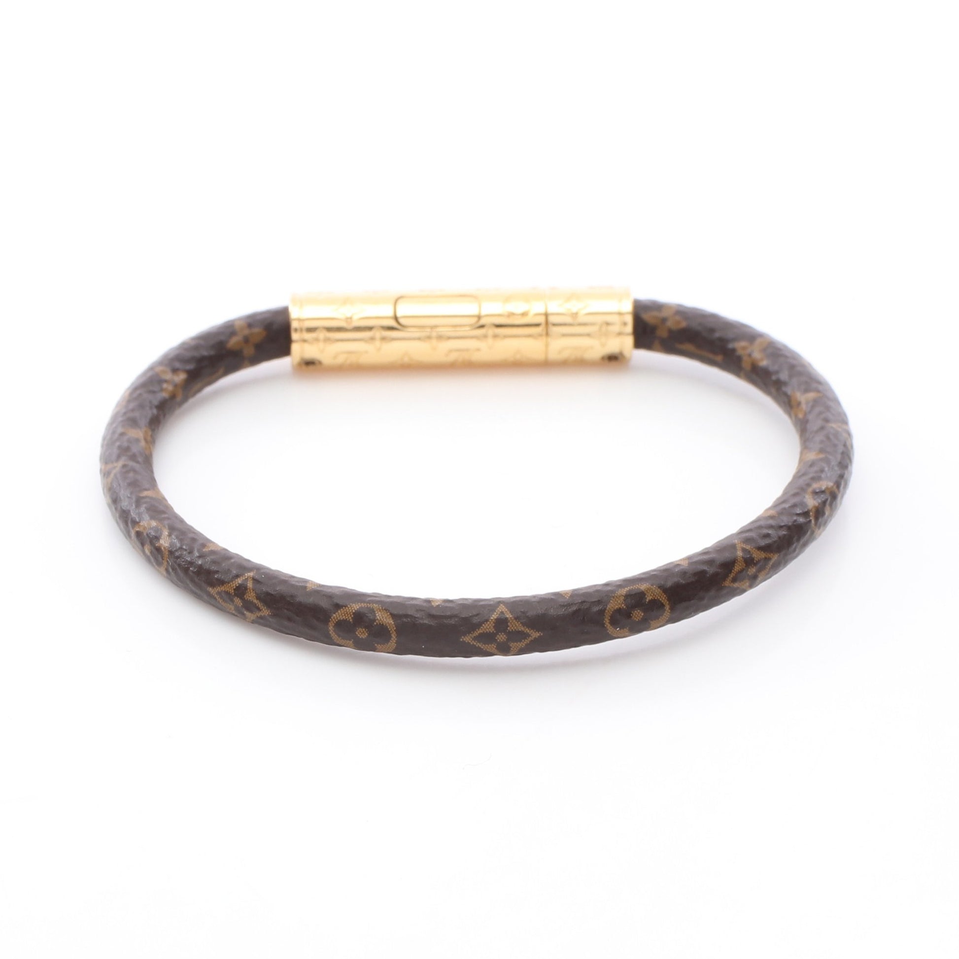 ブラスレ LVコンフィデンシャル モノグラム ブレスレット PVC GP ブラウン ルイヴィトン アクセサリー LOUIS VUITTON
