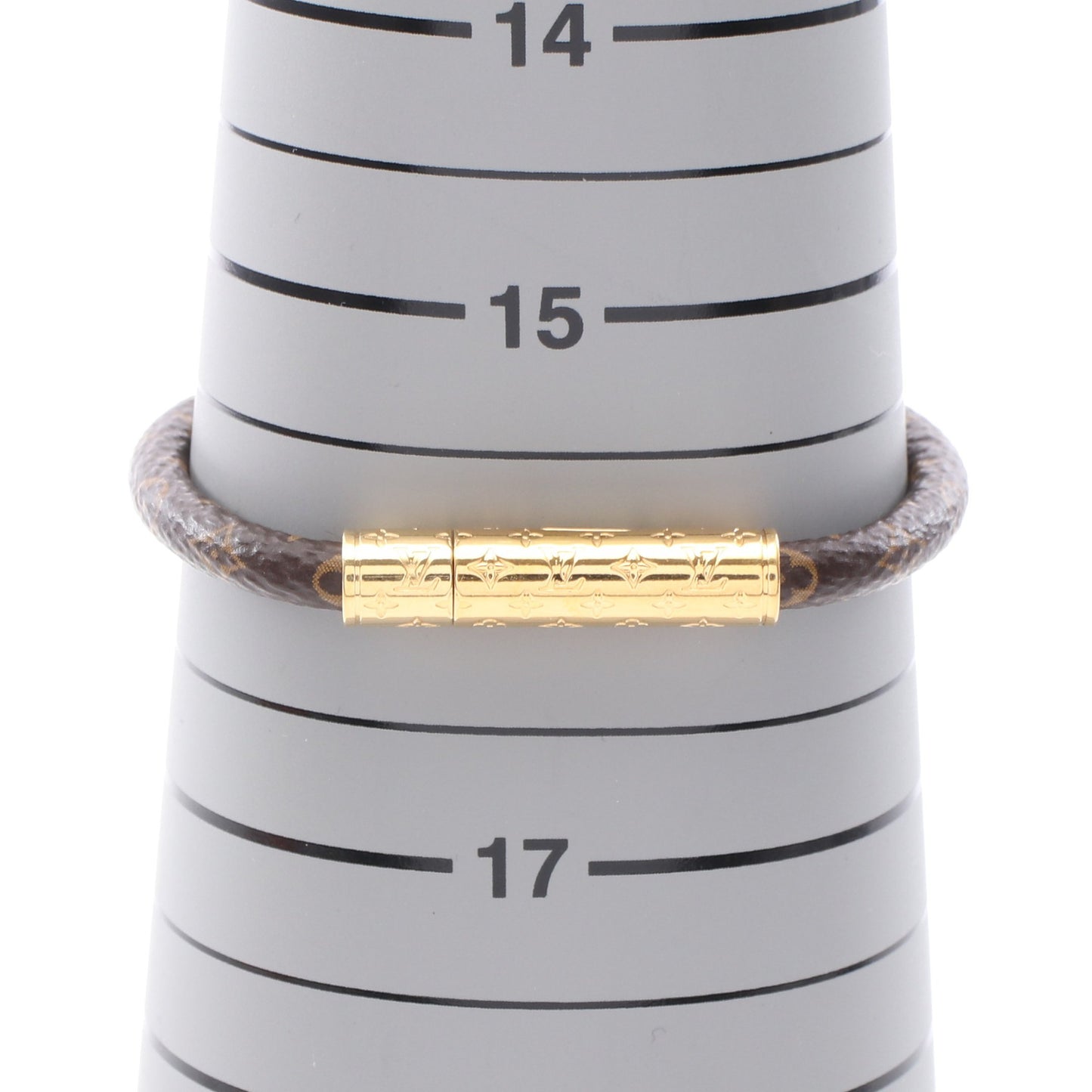 ブラスレ LVコンフィデンシャル モノグラム ブレスレット PVC GP ブラウン ルイヴィトン アクセサリー LOUIS VUITTON