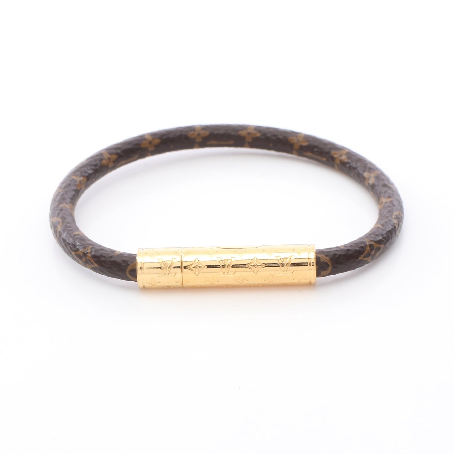 ブラスレ LVコンフィデンシャル モノグラム ブレスレット PVC GP ブラウン ルイヴィトン アクセサリー LOUIS VUITTON