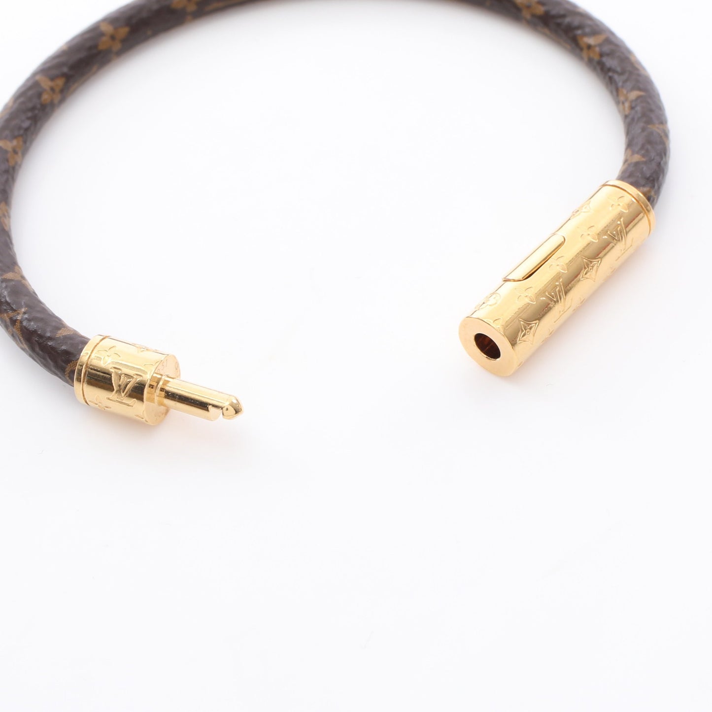 ブラスレ LVコンフィデンシャル モノグラム ブレスレット PVC GP ブラウン ルイヴィトン アクセサリー LOUIS VUITTON