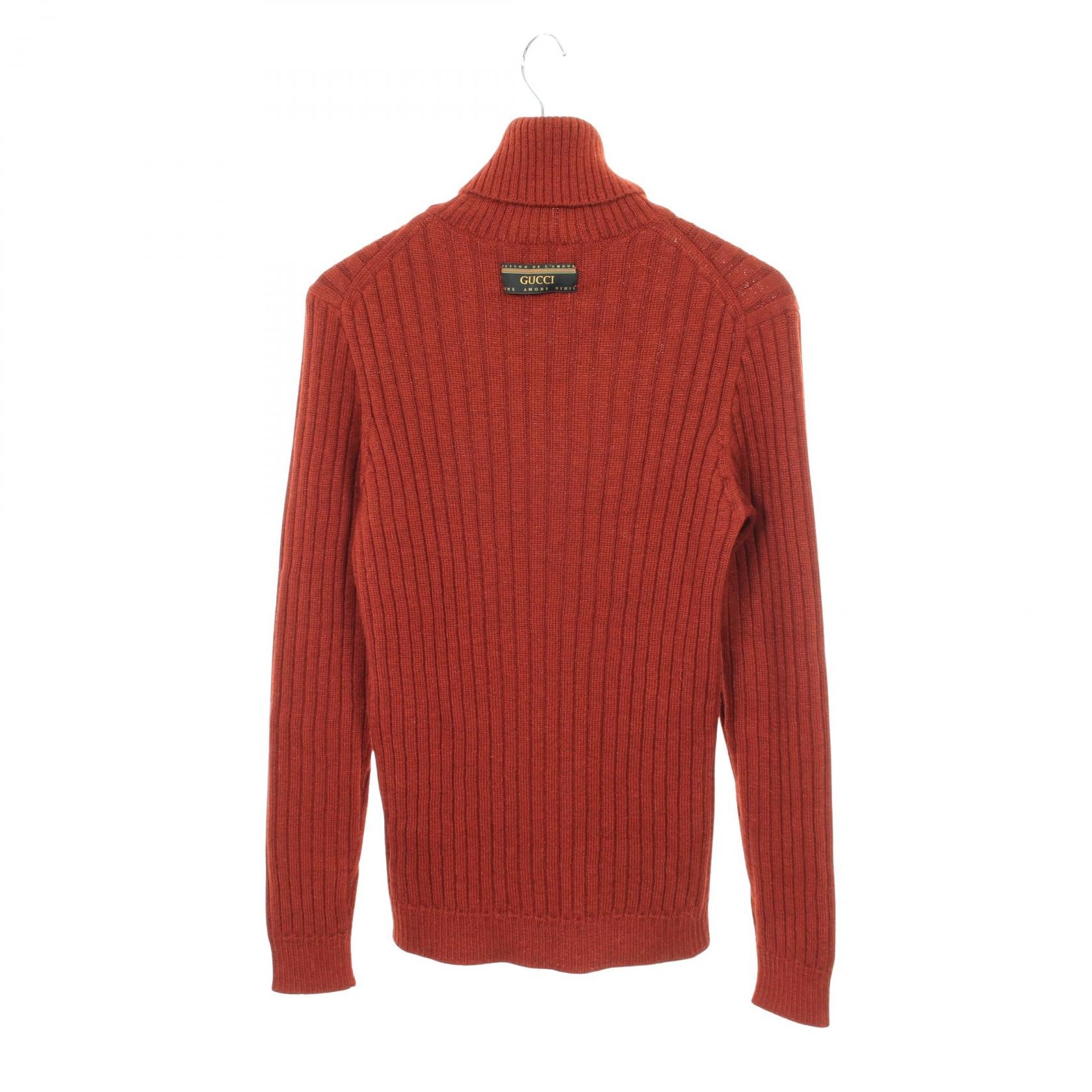 タートルネックセーター ニット アルパカ ウール ブラウン グッチ トップス GUCCI