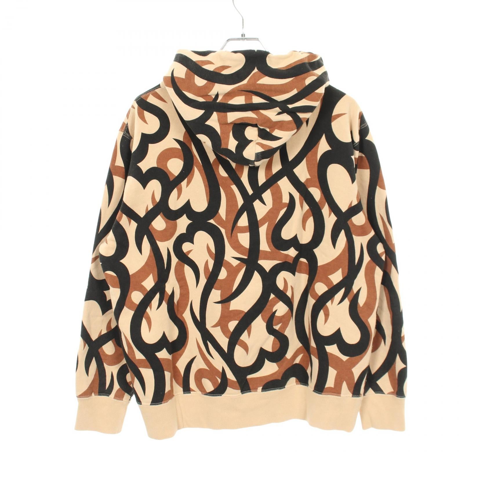 NUMBER NINE × GOD SELECTION XXX プルオーバーパーカー コットン ベージュ ブラウン ブラック ナンバーナイン トップス NUMBER(N)INE