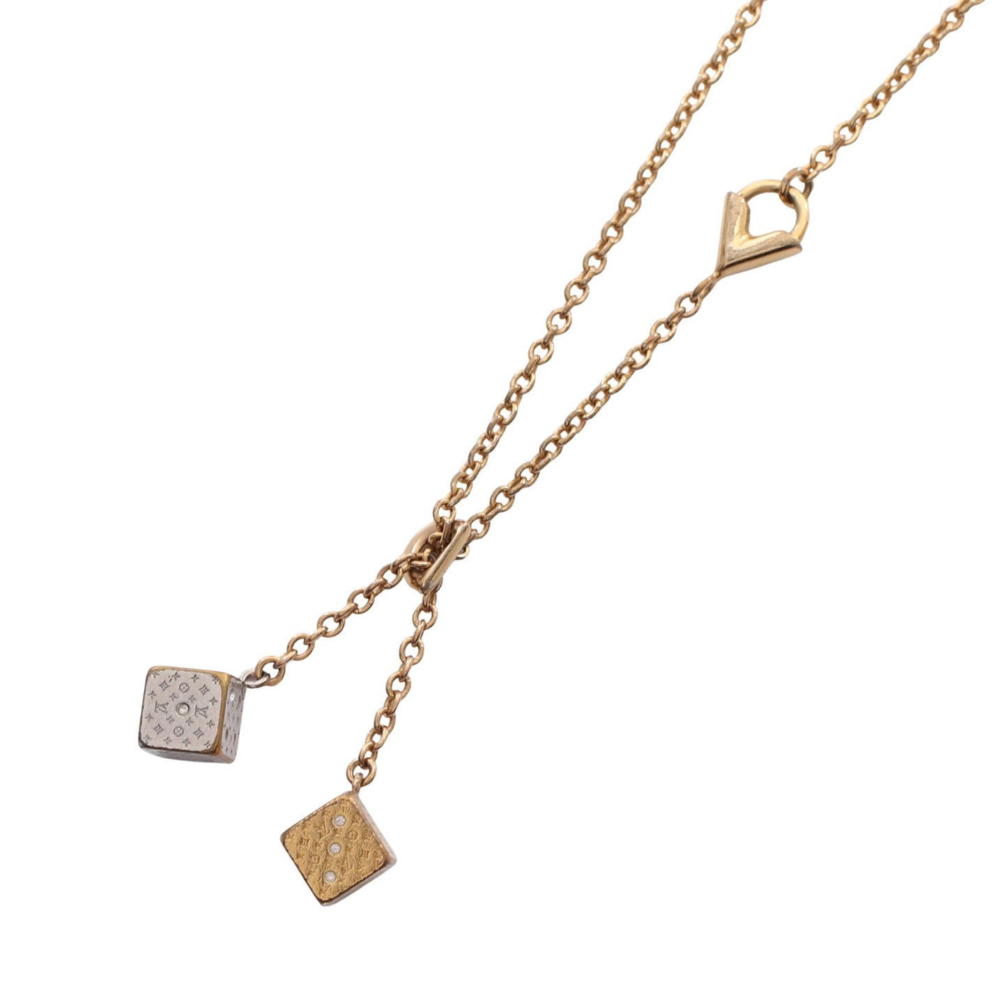 ラッキーグラム ネックレス GP ゴールド シルバー ルイヴィトン アクセサリー LOUIS VUITTON