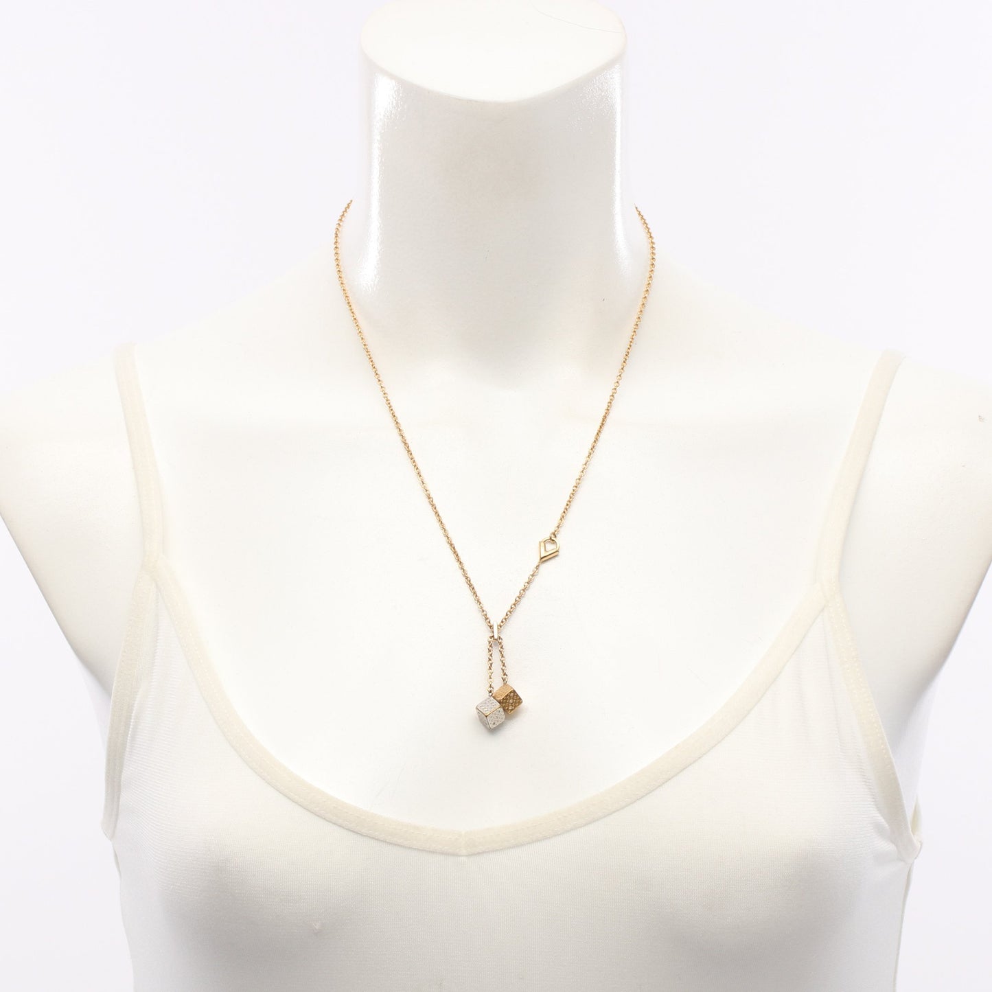 ラッキーグラム ネックレス GP ゴールド シルバー ルイヴィトン アクセサリー LOUIS VUITTON