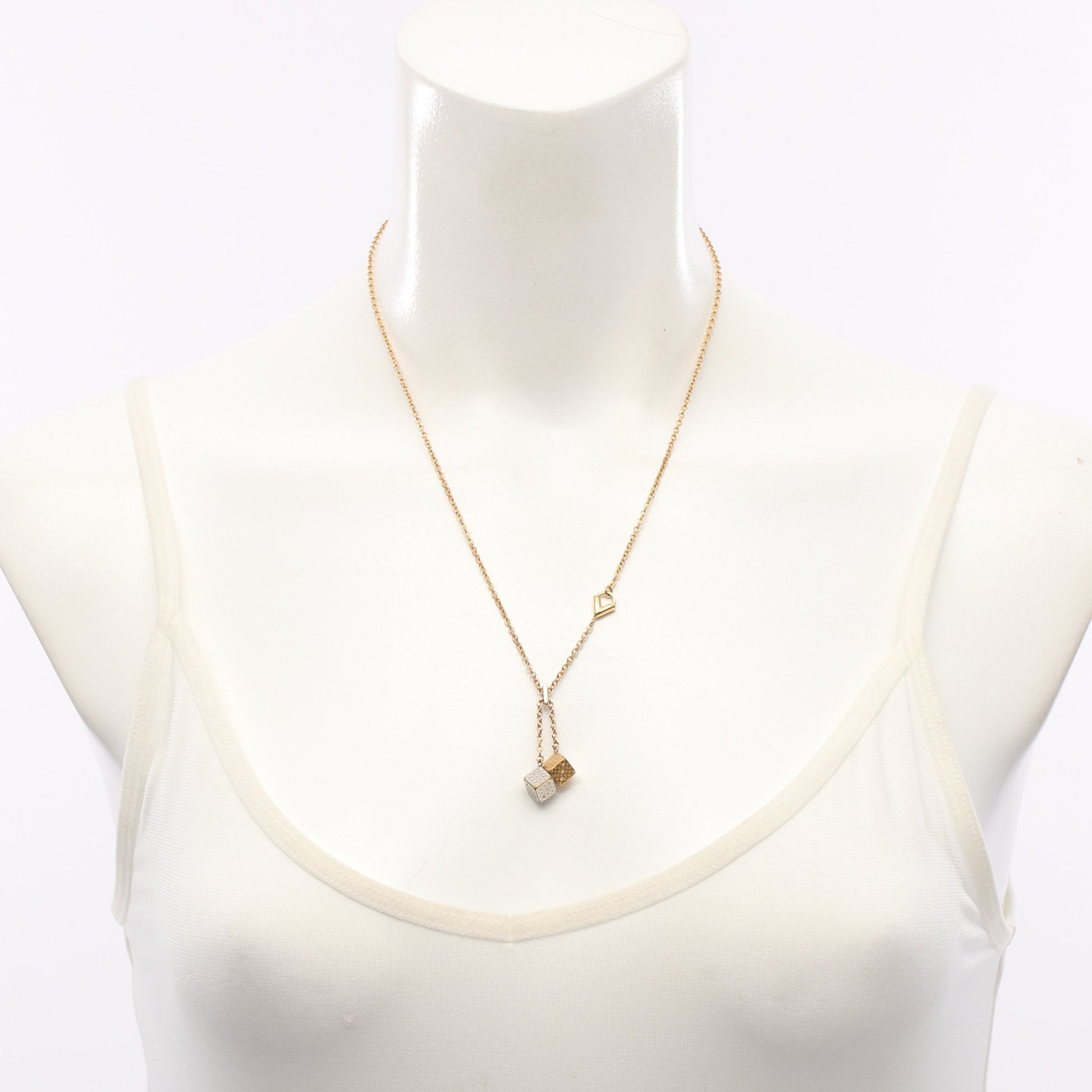 ラッキーグラム ネックレス GP ゴールド シルバー ルイヴィトン アクセサリー LOUIS VUITTON