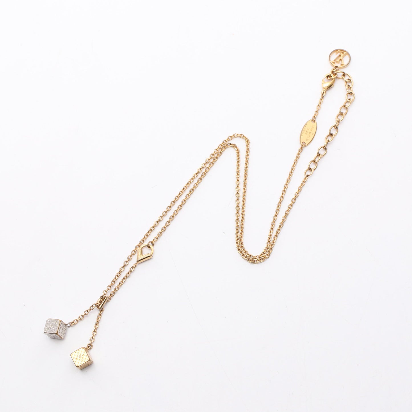 ラッキーグラム ネックレス GP ゴールド シルバー ルイヴィトン アクセサリー LOUIS VUITTON