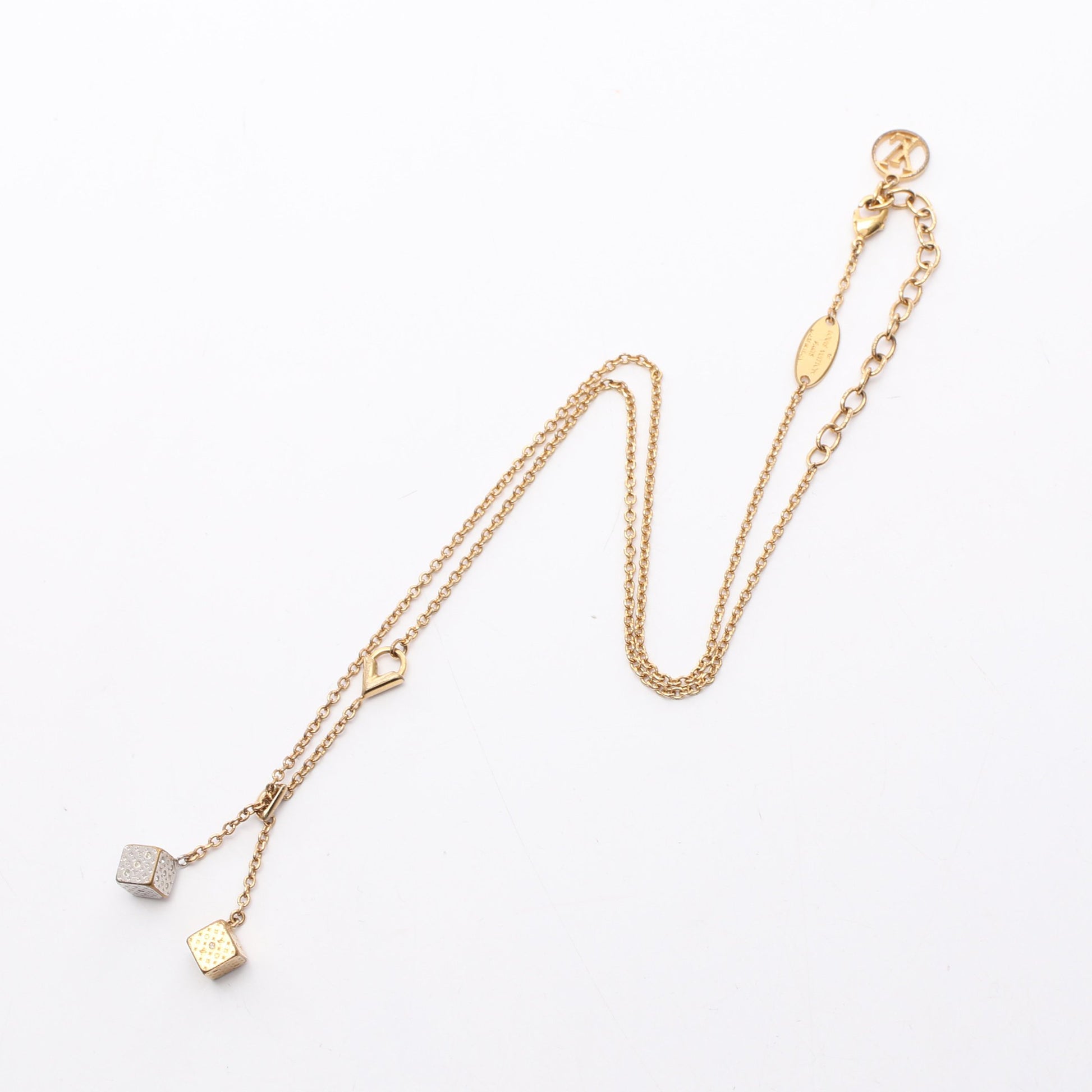 ラッキーグラム ネックレス GP ゴールド シルバー ルイヴィトン アクセサリー LOUIS VUITTON