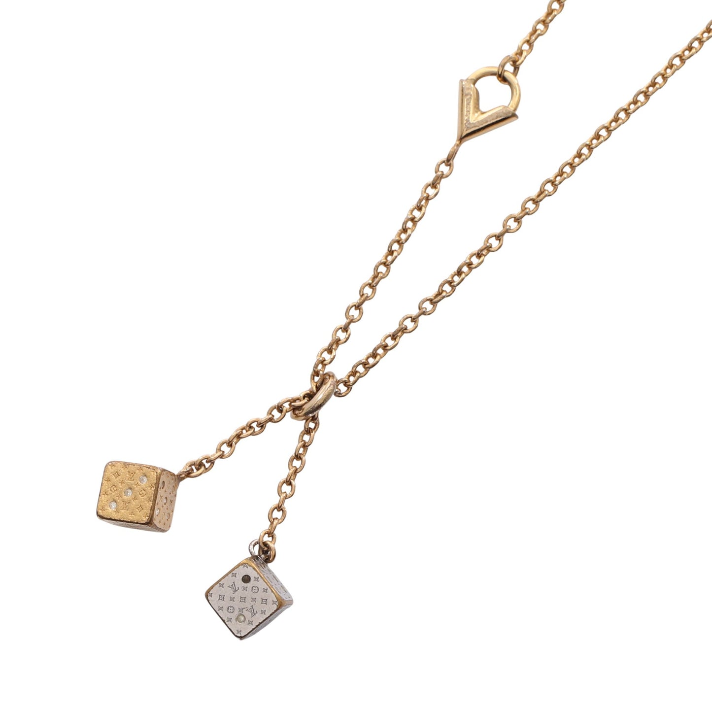 ラッキーグラム ネックレス GP ゴールド シルバー ルイヴィトン アクセサリー LOUIS VUITTON