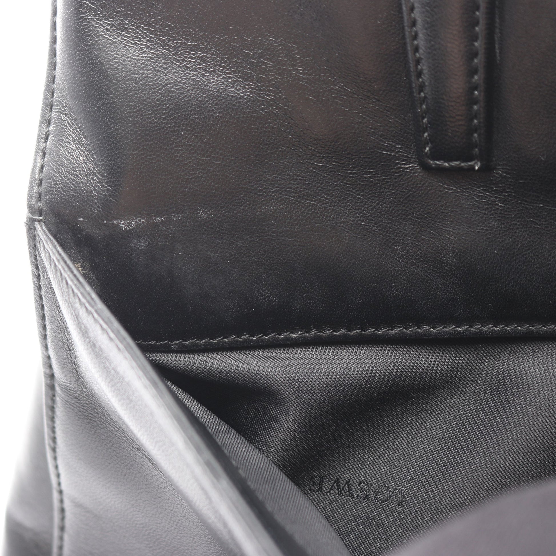 アナグラム 2WAY ハンドバッグ レザー ブラック ロエベ バッグ LOEWE