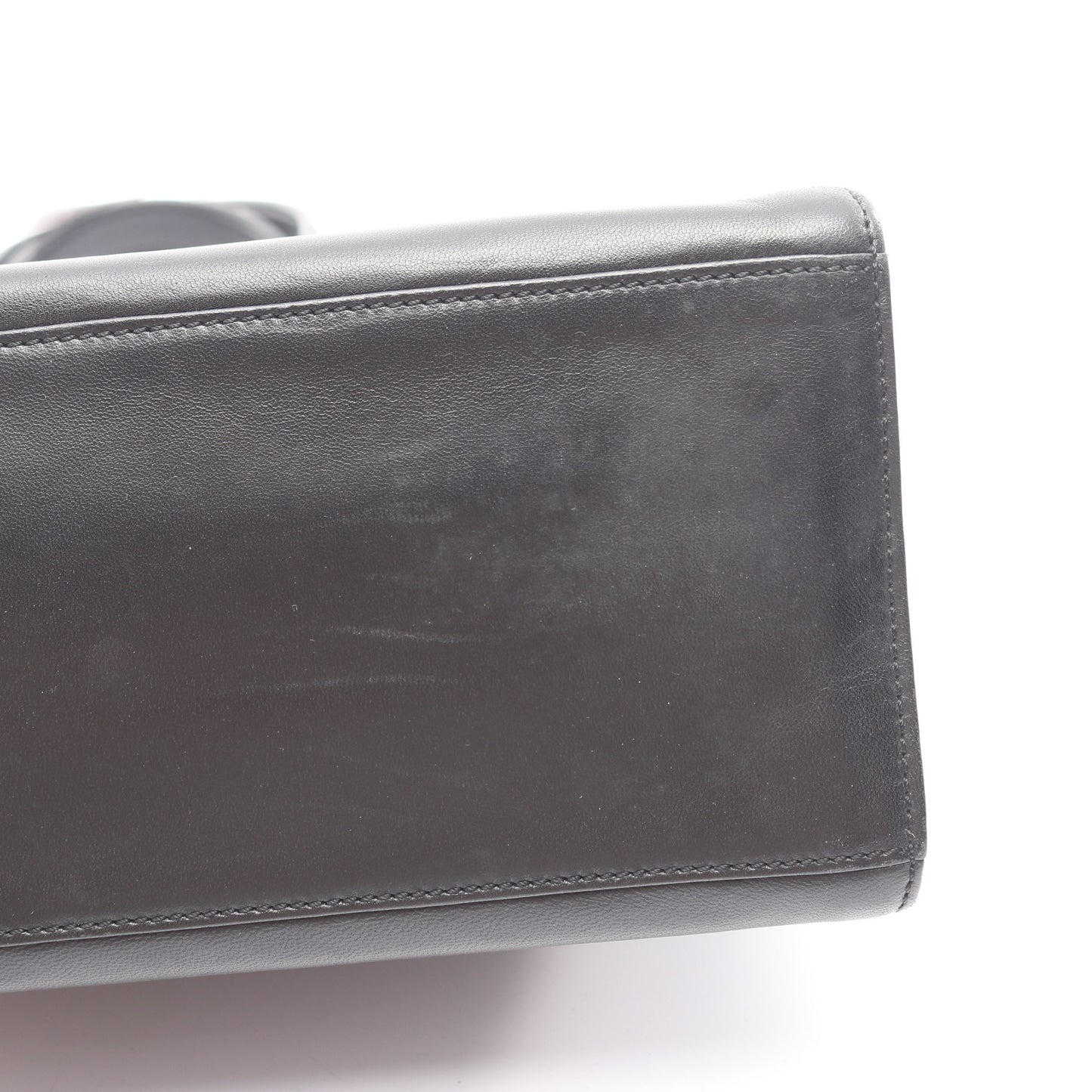 アナグラム 2WAY ハンドバッグ レザー ブラック ロエベ バッグ LOEWE