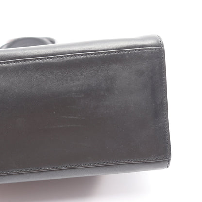 アナグラム 2WAY ハンドバッグ レザー ブラック ロエベ バッグ LOEWE