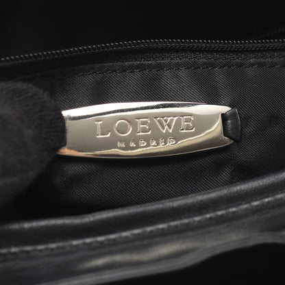 アナグラム 2WAY ハンドバッグ レザー ブラック ロエベ バッグ LOEWE
