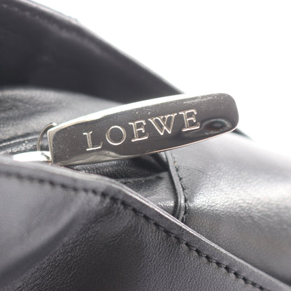 アナグラム 2WAY ハンドバッグ レザー ブラック ロエベ バッグ LOEWE