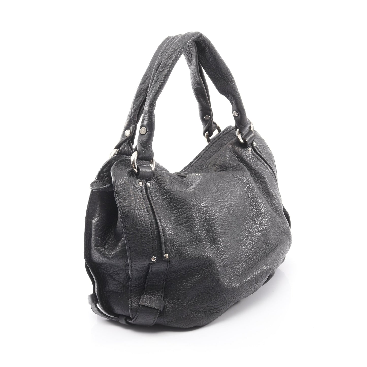 ビタースウィート ハンドバッグ レザー ブラック セリーヌ バッグ CELINE