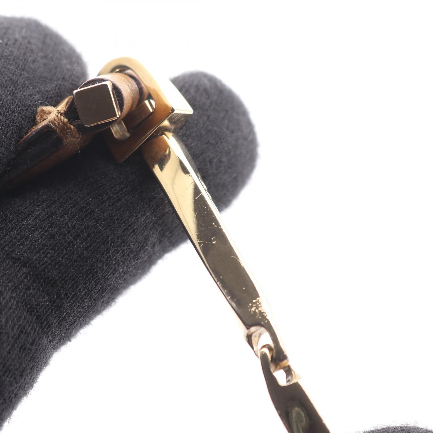 ショルダーバッグ レザー イエローブラウン サルヴァトーレフェラガモ バッグ Salvatore Ferragamo