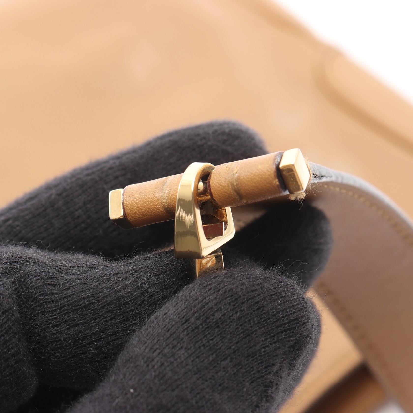 ショルダーバッグ レザー イエローブラウン サルヴァトーレフェラガモ バッグ Salvatore Ferragamo