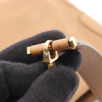 ショルダーバッグ レザー イエローブラウン サルヴァトーレフェラガモ バッグ Salvatore Ferragamo