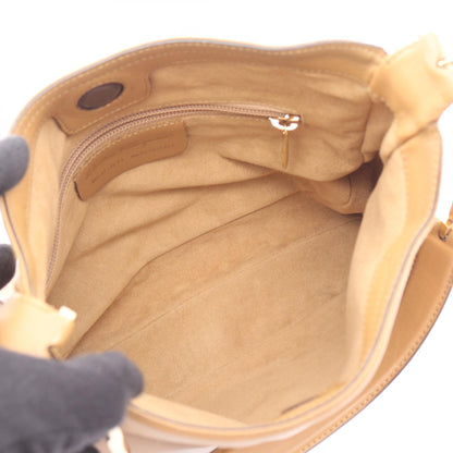 ショルダーバッグ レザー イエローブラウン サルヴァトーレフェラガモ バッグ Salvatore Ferragamo
