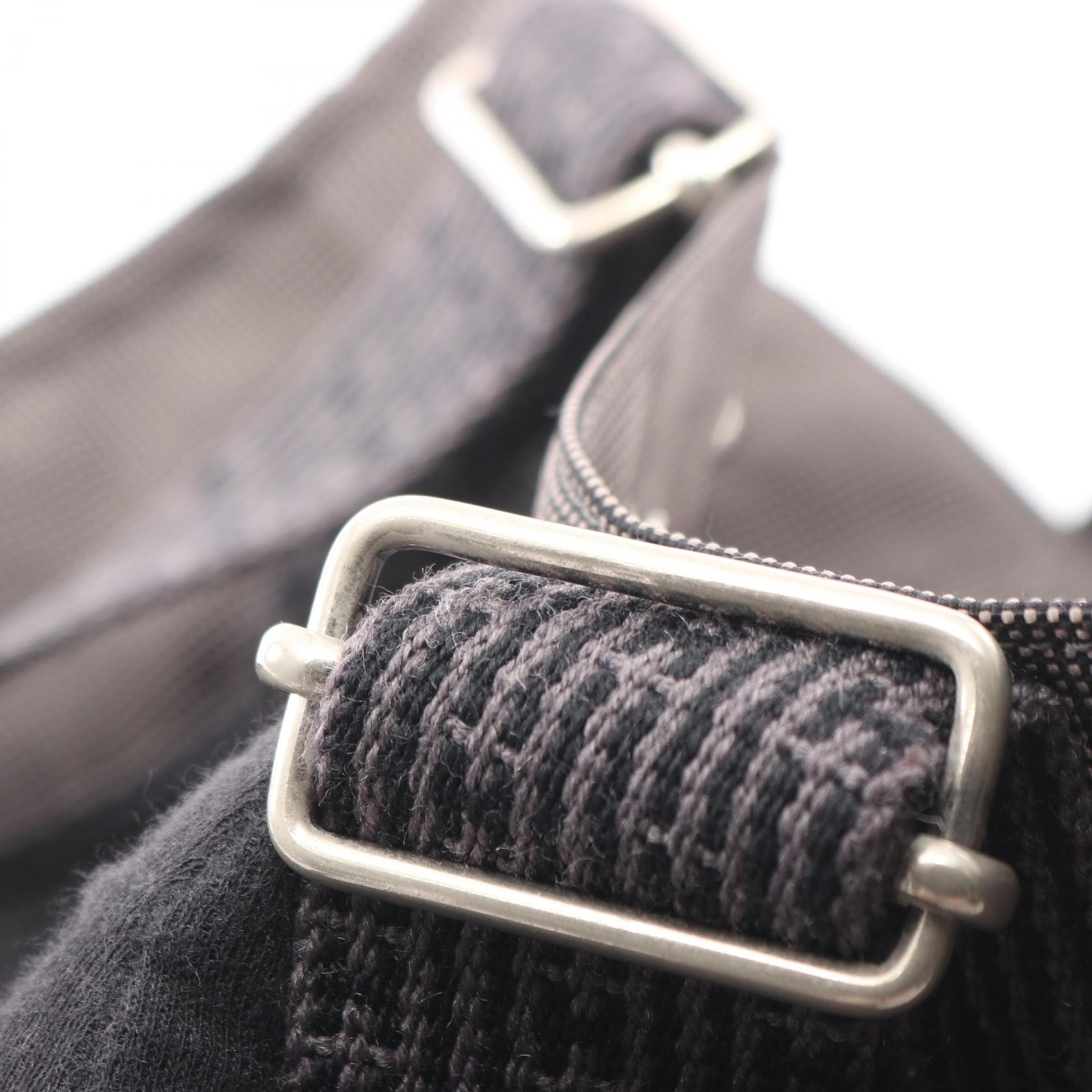 エールライン アドMM バックパック リュックサック ナイロンキャンバス ダークグレー シルバー金具 エルメス バッグ HERMES