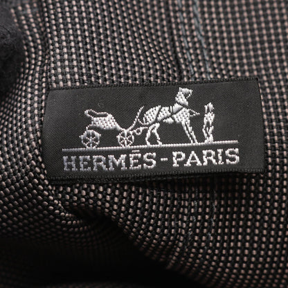 エールライン アドMM バックパック リュックサック ナイロンキャンバス ダークグレー シルバー金具 エルメス バッグ HERMES