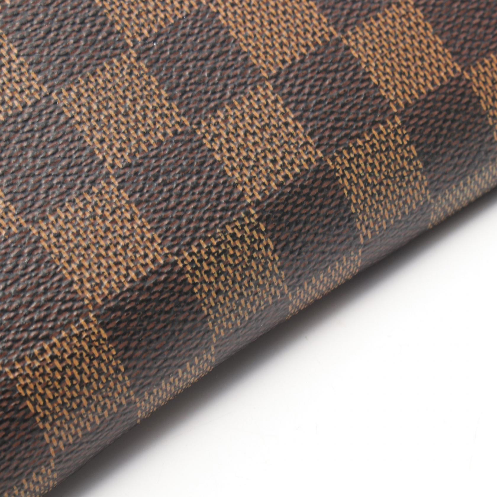 ジッピーウォレット ダミエエベヌ ラウンドファスナー長財布 PVC ブラウン ルイヴィトン 財布・小物 LOUIS VUITTON
