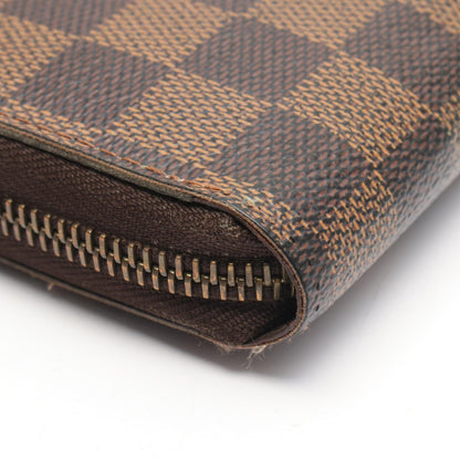 ジッピーウォレット ダミエエベヌ ラウンドファスナー長財布 PVC ブラウン ルイヴィトン 財布・小物 LOUIS VUITTON