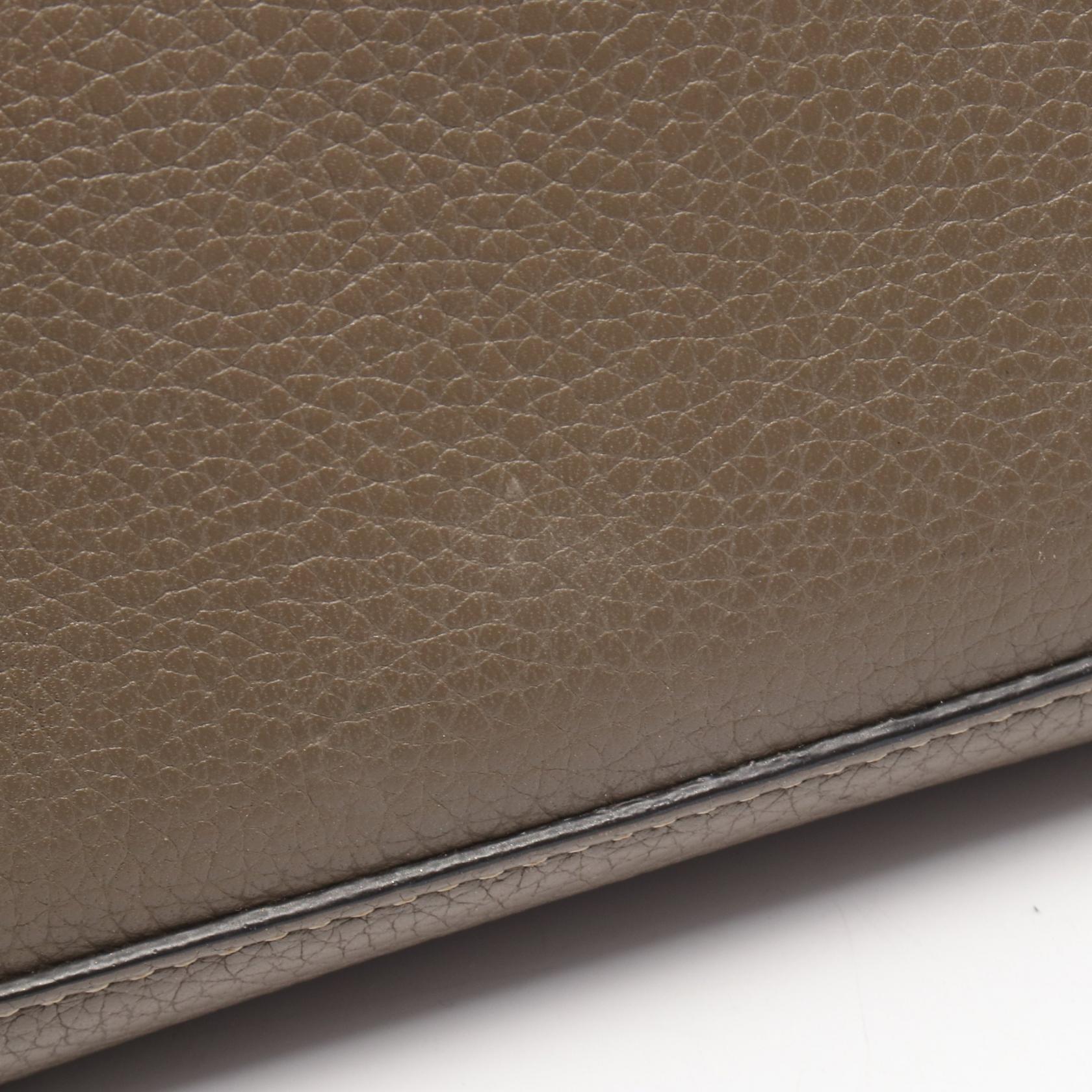 ラージ フラップ マルチファンクション 二つ折り長財布 レザー グレーブラウン イエロー セリーヌ 財布・小物 CELINE