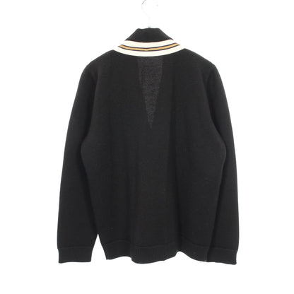 BEE ワッペン カーディガン ウール ブラック グッチ トップス GUCCI