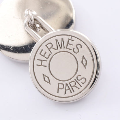 セリエ カフスボタン レザー シルバー ブラウン エルメス 財布・小物 HERMES