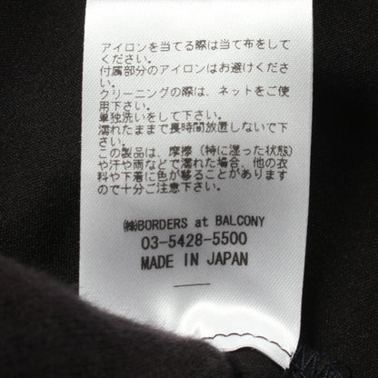 ハイウエスト ストライプ パンツ ネイビー ブラック ホワイト ボーダーズアットバルコニー ボトムス BORDERS at BALCONY
