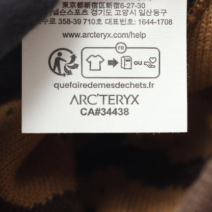 ロゴ刺繍 総柄 ニット帽 ビーニー ブラウン アークテリクス 財布・小物 ARC'TERYX
