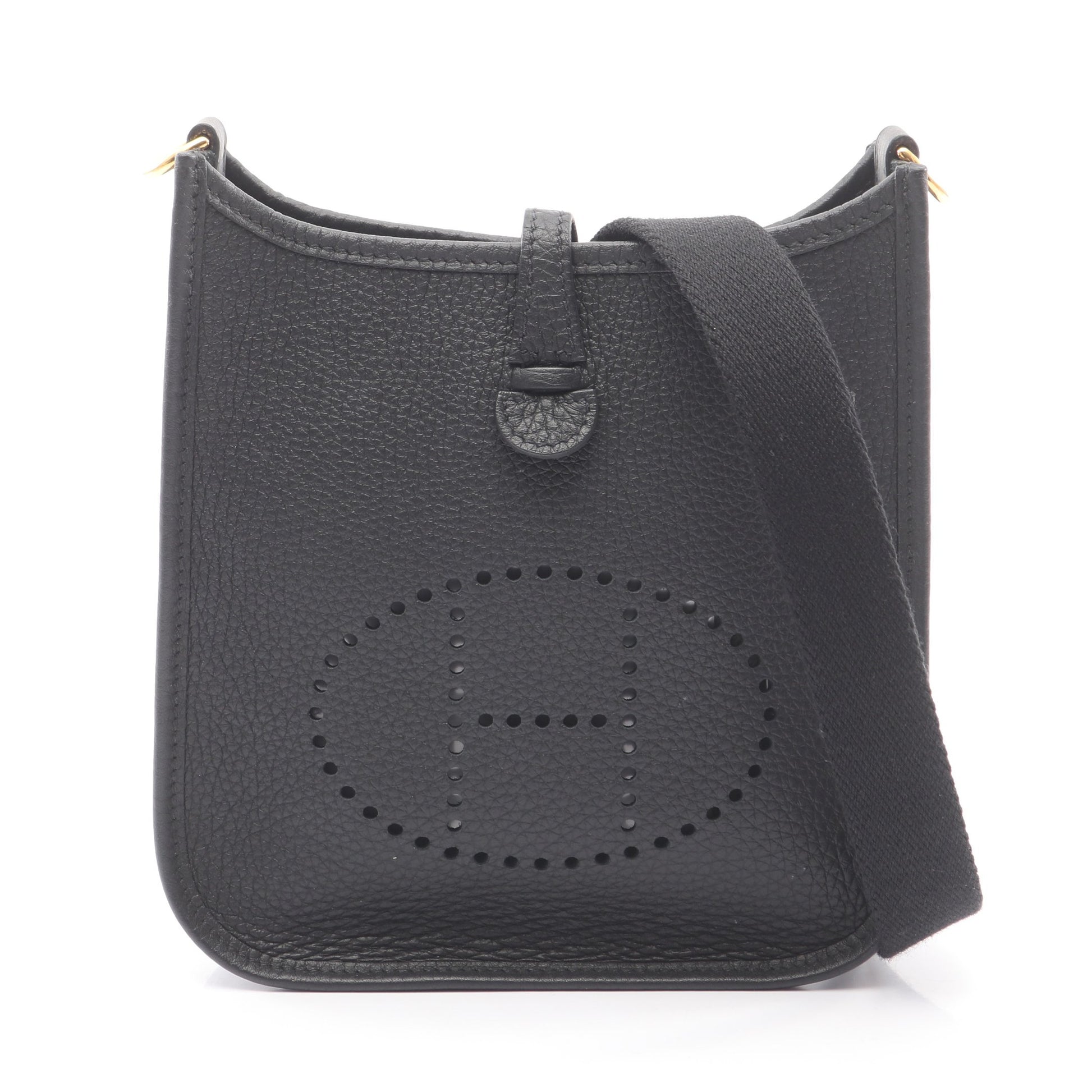 エヴリンTPM アマゾン ショルダーバッグ トリヨンクレマンス ブラック ゴールド金具 W刻印 エルメス バッグ HERMES
