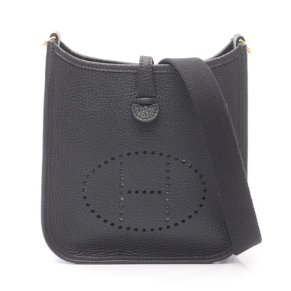 エヴリンTPM アマゾン ショルダーバッグ トリヨンクレマンス ブラック ゴールド金具 W刻印 エルメス バッグ HERMES