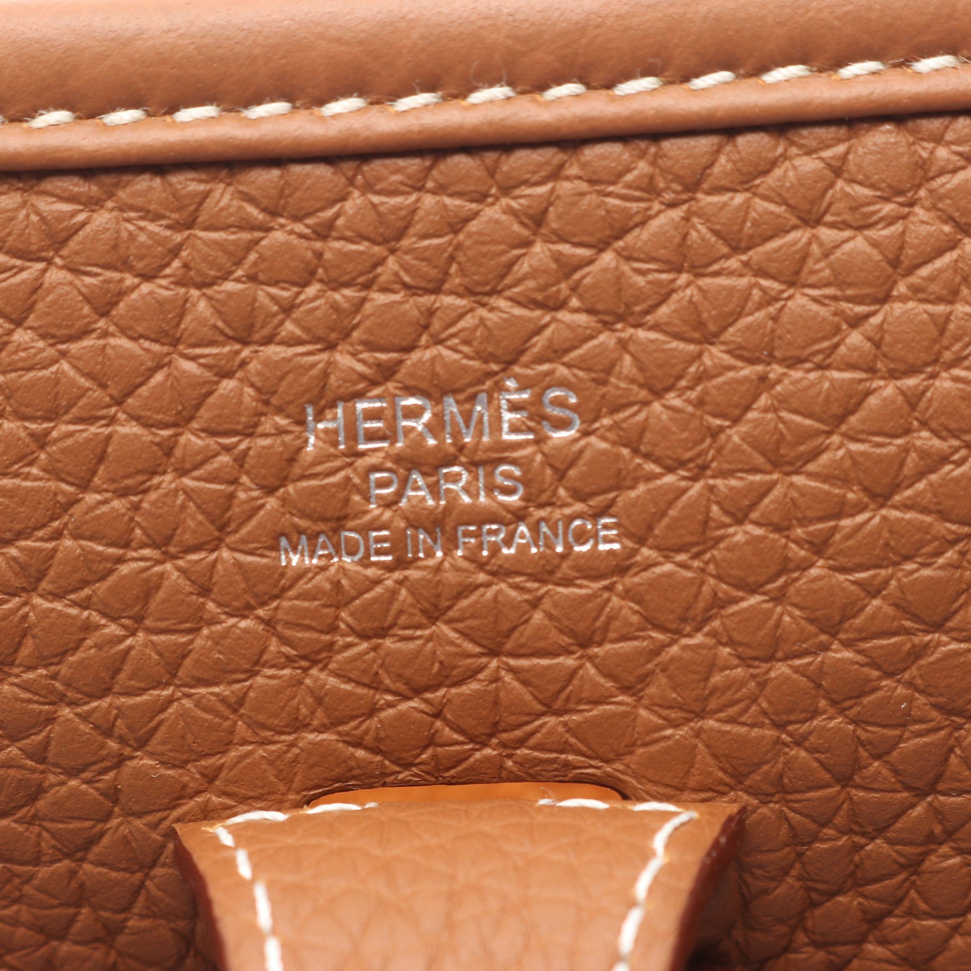 エヴリン23 ゴールド ショルダーバッグ トリヨンクレマンス ブラウン シルバー金具 G刻印 エルメス バッグ HERMES