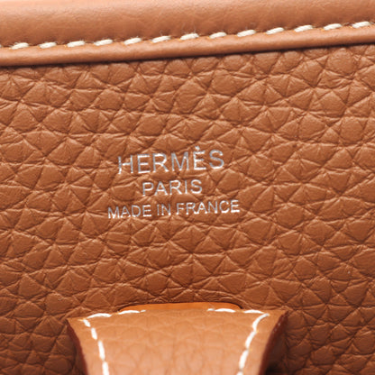 エヴリン23 ゴールド ショルダーバッグ トリヨンクレマンス ブラウン シルバー金具 G刻印 エルメス バッグ HERMES