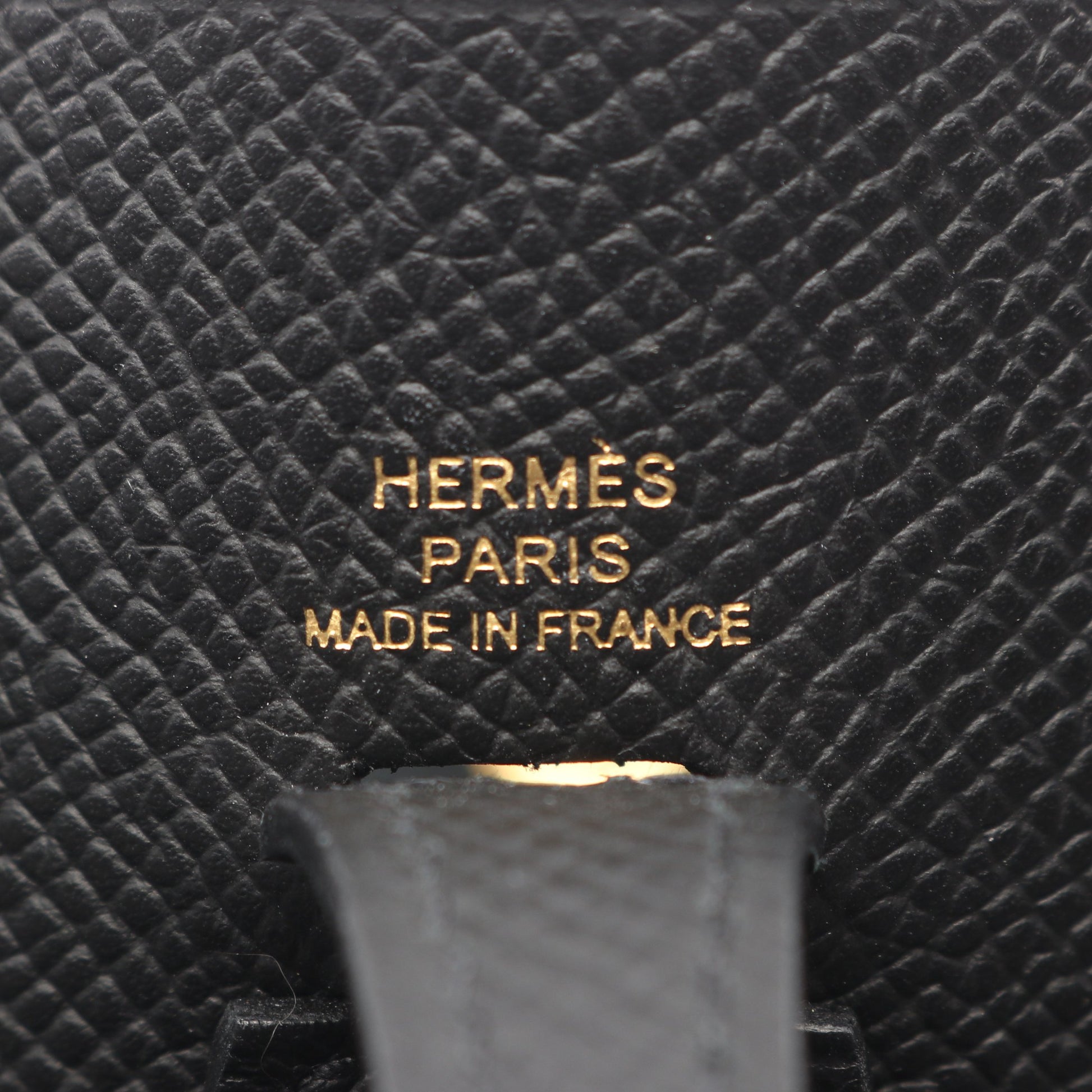 エヴリン セリエ 16 ショルダーバッグ ヴォーエプソン ブラック ゴールド金具 W刻印 エルメス バッグ HERMES