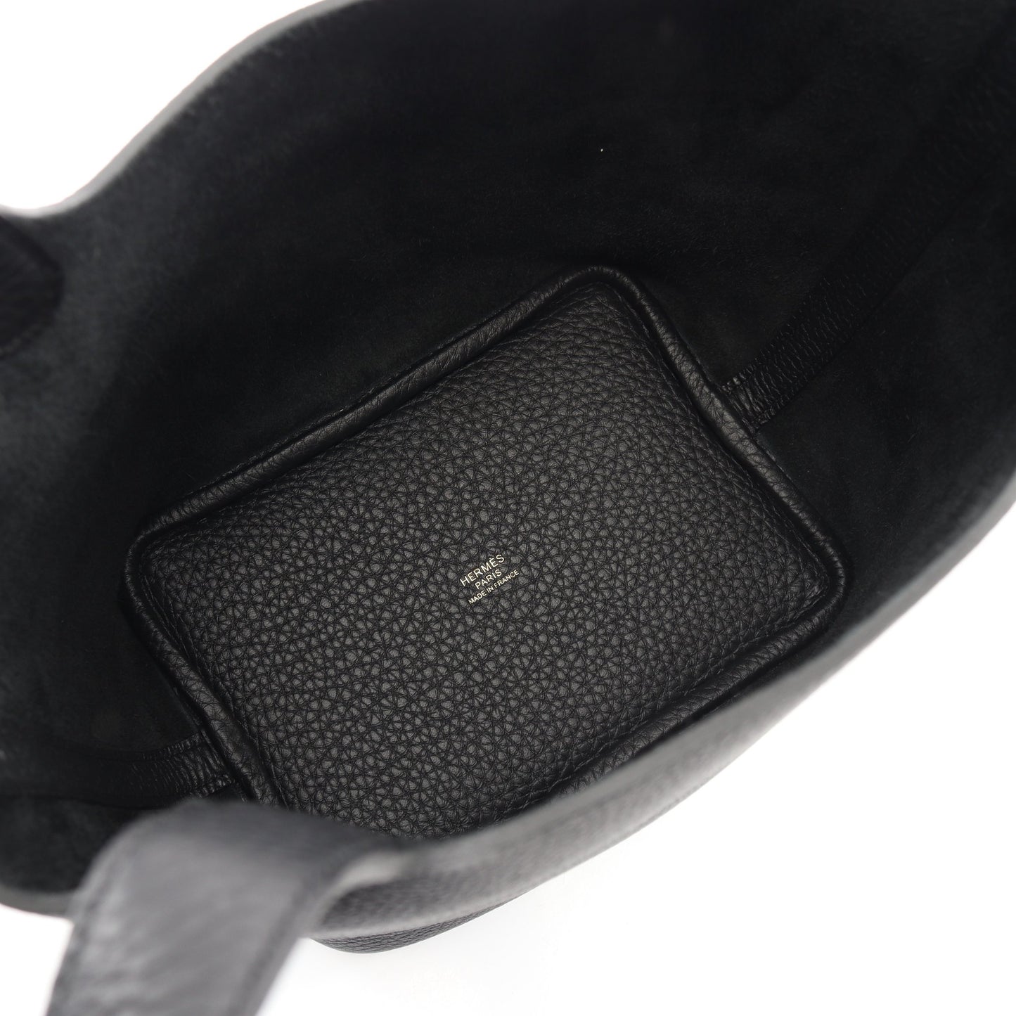 ピコタンロックPM ハンドバッグ トリヨンクレマンス ブラック ゴールド金具 G刻印 エルメス バッグ HERMES