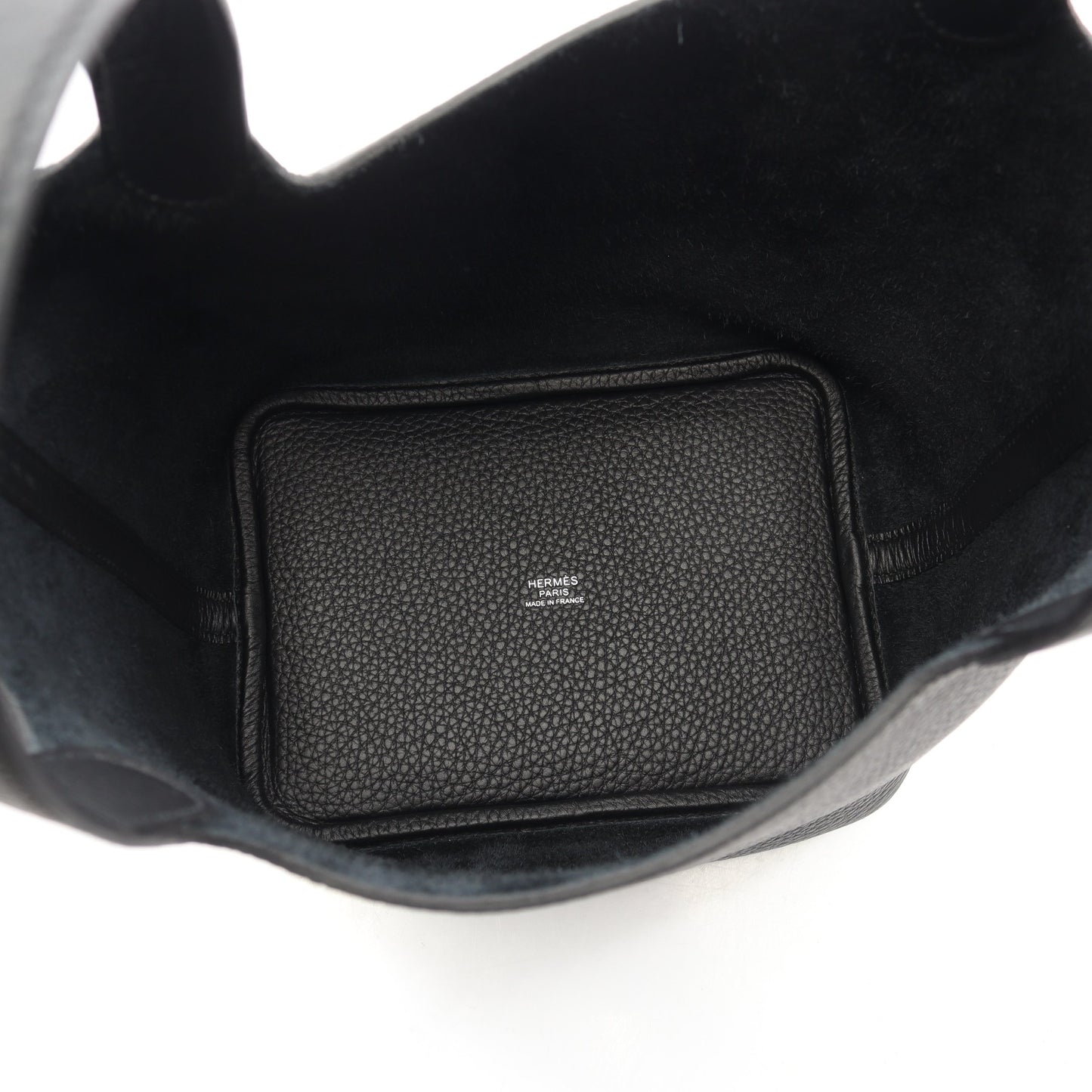 ピコタンロックPM ハンドバッグ トリヨンクレマンス ブラック シルバー金具 K刻印 エルメス バッグ HERMES