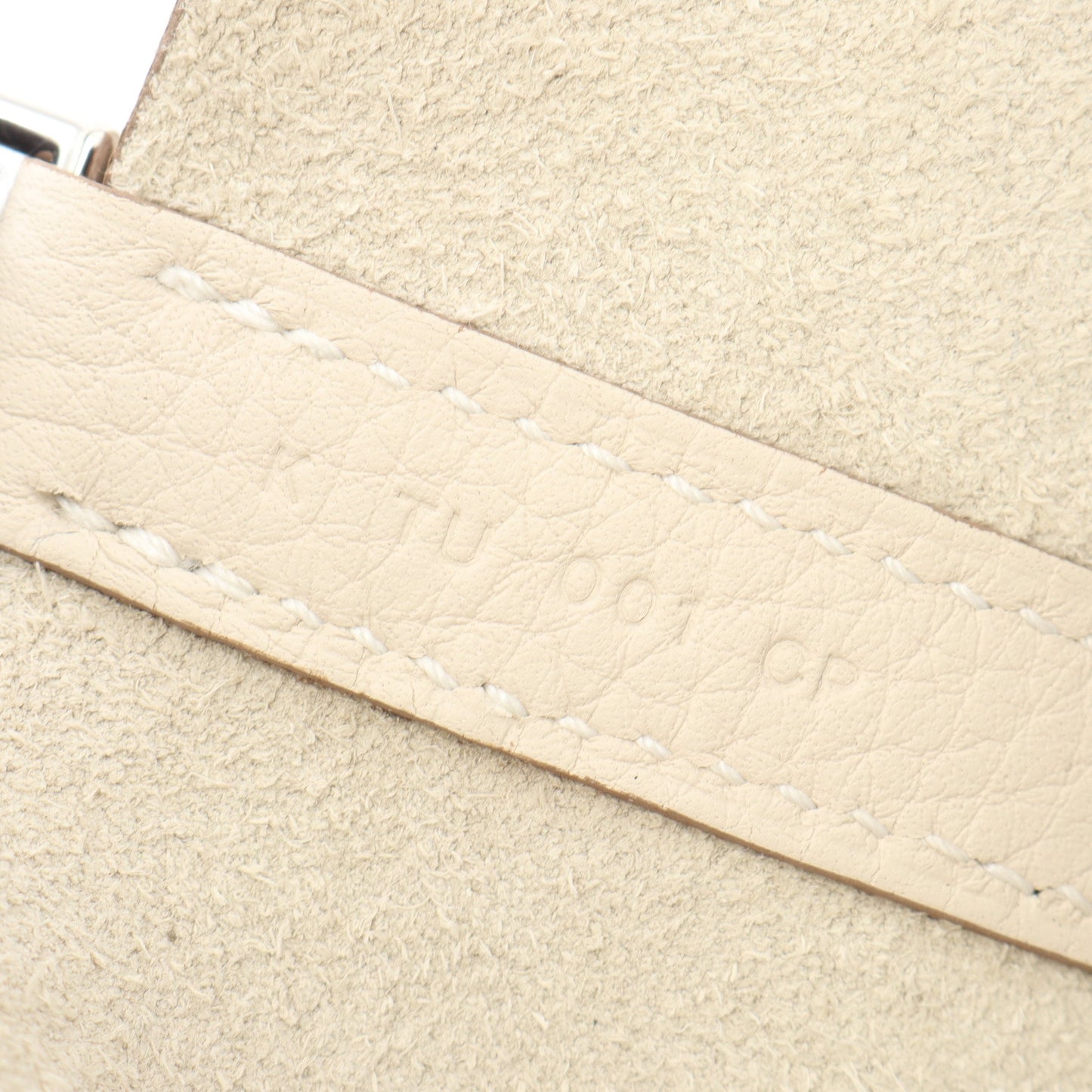 ピコタンロックPM クレ ハンドバッグ トリヨンクレマンス オフホワイト シルバー金具 K刻印 エルメス バッグ HERMES