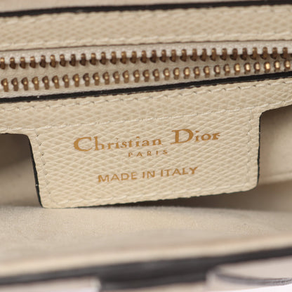 サドルバッグ ハンドバッグ レザー オフホワイト クリスチャンディオール バッグ Christian Dior
