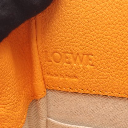 ハンモック ドローストリングバッグ ミニ 2WAY ハンドバッグ レザー オレンジ ロエベ バッグ LOEWE
