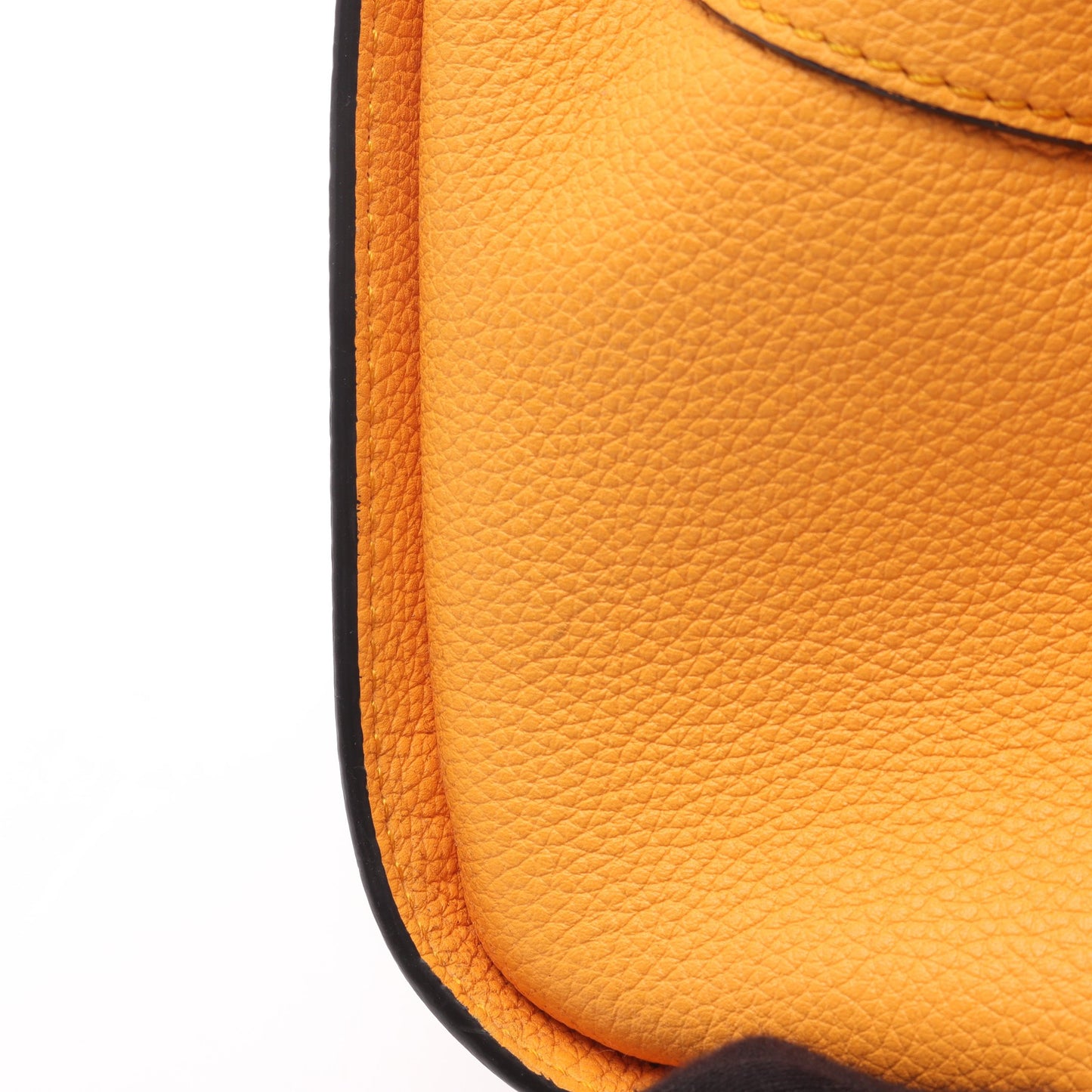 ハンモック ドローストリングバッグ ミニ 2WAY ハンドバッグ レザー オレンジ ロエベ バッグ LOEWE