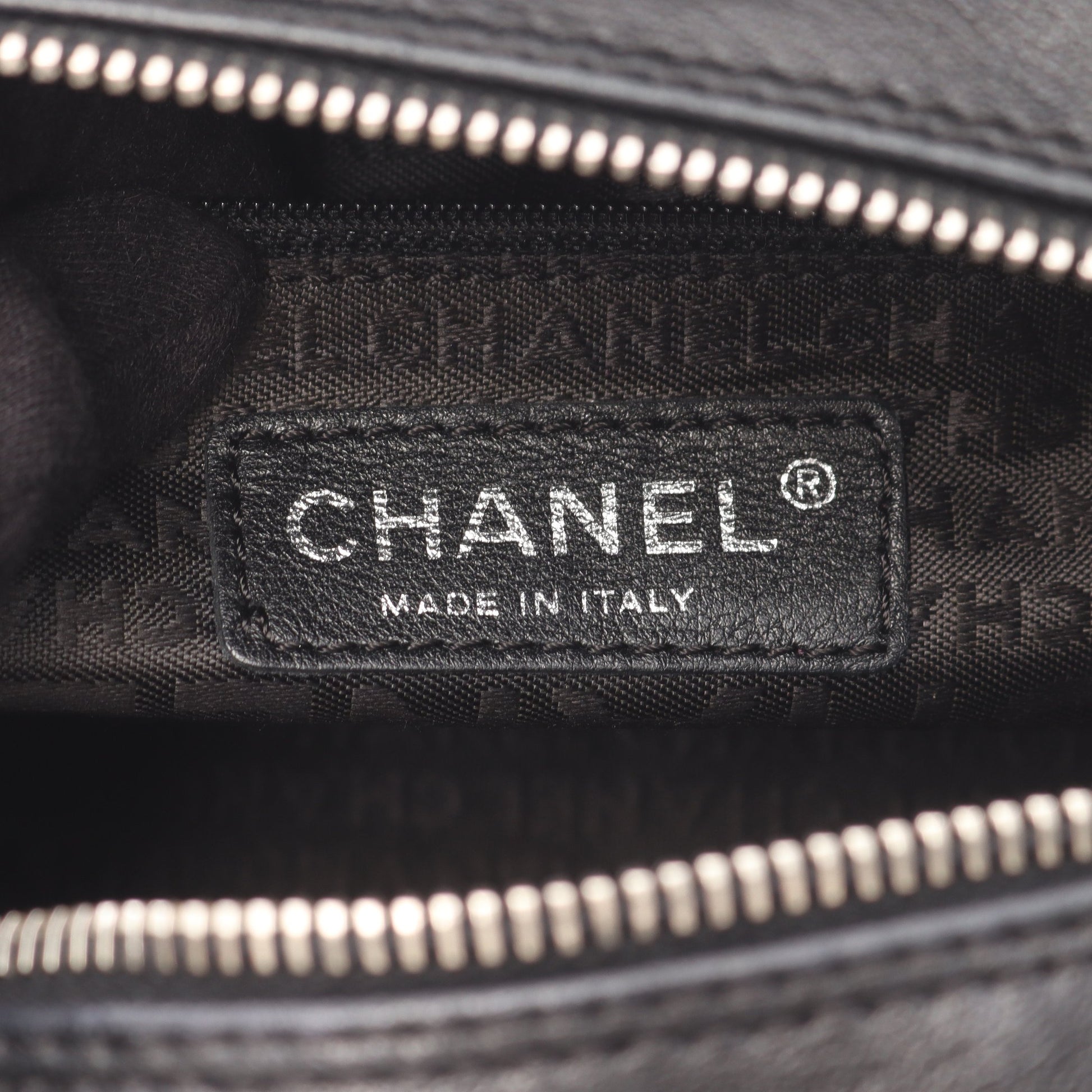 マトラッセ チェーンハンドバッグ ラムスキン ブラック シルバー金具 シャネル バッグ CHANEL